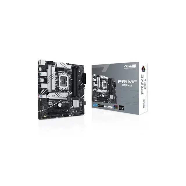 Placa Mãe Asus Prime B760m-a, DDR5, LGA1700, Matx